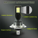 2* H1 200W 12000LM LED Car Fog Headlight Conversion Globes Bulbs Beam LD2004