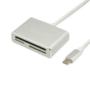 Type-C3.0 High Speed Card Reader Type-C To CF/SD/TF Card Multi-Drive Letter
