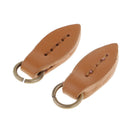 2 Pairs of Zipper Fixer Leather Zipper Pull Tags