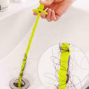 Kitchen Pipe Dredge Hook Toilet Cleaner Drain Sewer Bathroom Sink Cleaner D E2E2