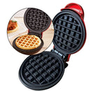 Mini Electric Waffle Maker Round Non-stick Baking Breakfast Egg Cake Frying Pan
