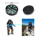 12pcs 20mm Portable Mini Compass Outdoor Hiking Camping Pocket Survival Kits