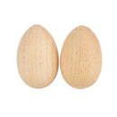 2pcs Musical Percussion Instruments Wooden Egg Shakers Rhythm Rattle For Kids JR