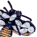 Handmade Rhinestone Bead Patches Bees Cool Fashion Sew On Crystal Beaded PatC2U9