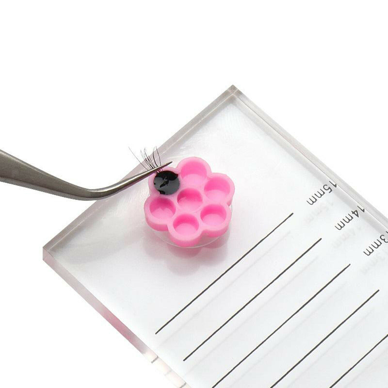 100x Eyelash Extensions Adhesive Glue Holder Lash Stand Supplies Tools