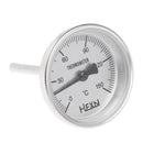 Stainless Steel 1/4 PT Thread Thermometer Moonshine Kitchen Food Cooking Gauge