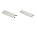 DIY Water Cooling Block for PC CPU Graphics Radiator Heat Sink x Pack of 2