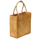Fashion Straw Summer Women Beach Handbags Female Flap Handbags Designer Lad Y5U6