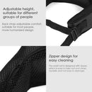 Adjustable Car Headrest Neck Pillow Faux Leather Neck Protection Rest Pillo W7B9