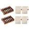 2Pcs Natural Handmade Wooden Soap Dish Soap Holder Soap Case For Bathroom Shower