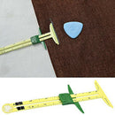 5 In 1 Measuring Tool Clips Chalks Needlework Fabric Patchwork Sewing Ruler Set