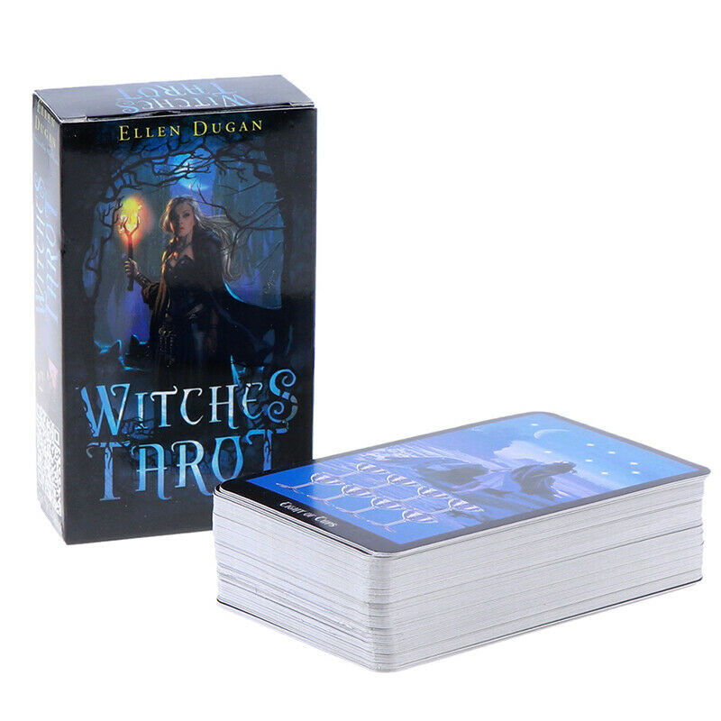 78 Cards Witch Tarot Deck Future Fate Indicator Forecasting Cards Gift TableGa3C