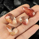 Ghost Phantom Stone Quartz Healing Gems Pendant Crystal Specimens Mi Yellow F8E5