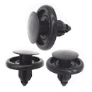 50pcs 7mm Black Fastener Truck Durable Rivets Retainer Splash Guard Clip Car