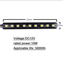 1Pcs Car Interior 5050 SMD 9LEDs x 4 Hard RGB LED Strip Lights 12V IR Controller