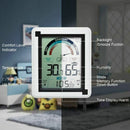 1X(Lcd Digital Large Screen Press Thermometer Hygrometer Electronic Tempera