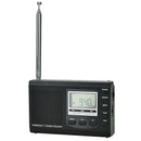 Portable Mini Radios FM/MW/SW With Antenna Digital Alarm Clock FM Radio Rec A5K7