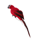 3pcs Imitation Animal Artificial Feather Macaw Parrot Bird Statue Yard Tree Lawn