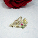 Corsage Brooch Dress Fashion Cute Animal Bird Brooch Ladies Men'S Scarf Col