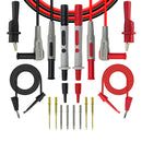 8pcs Soft Silicone Electronic Test Lead Kit with Alligator Clips Test Hook