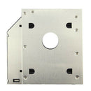 Black Plastic 2.5in 9.5mm Hard Drive Disk Caddy Adapter Case For CD/DVD-ROM