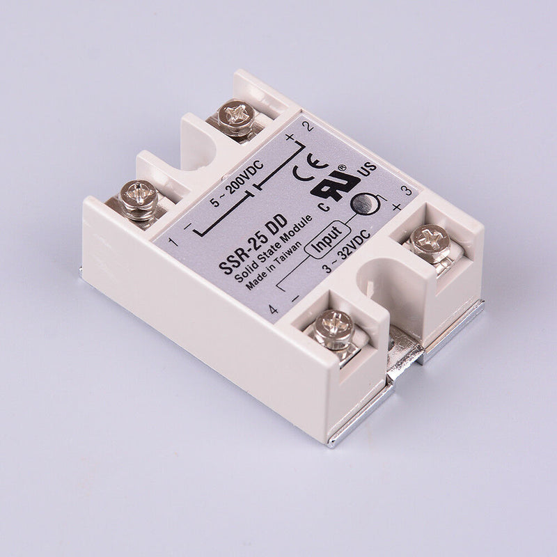 Solid state relay SSR-25DD 25A AC control DC relais 3-32VDC to 5-60VDC SSR 2 .AU