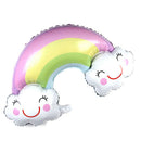 Rainbow Balloon Smile Cloud Birthday Party Wedding Decor Aluminum Foil Ballo Gw