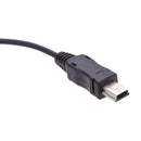 5X(Mini USB to 3.5mm Mic Microphone Adapter Cable Cord for go pro HD Hero  A3D1)
