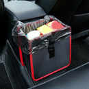 Portable Car Trash Can Hanging Wastebasket Back Seat Storage Bag Organizer