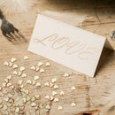 100pcs Wooden Love Shape Wedding Table Scatter Decoration Home Ornaments