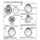 Bathroom waterproof anti-fog suction cup wall clock Fashion bathroom suctio L2S2