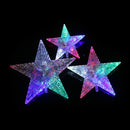 Flashing Colour Changing LED Star Light Christmas Tree Topper Home Decor Lamp #