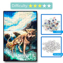1000pcs DIY Branch Wolves on River Puzzle Educational Learning Jigsaw Toys