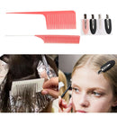 Pink Sectioning Weaving Highlight Foiling Hair Comb Without Crease