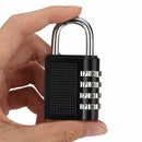 4 Pack 4 & 3-Digit Combination Padlock Zinc Alloy Waterproof and Clasp Comb N3F4