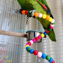 Pet Bird Parrot Chew Bite Toys Ball Stand Swing Cage Hanging Cockatiel Parakeet