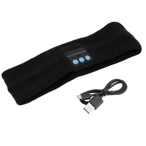 Wireless 5.0 Headphone Soft Sleep Sport Headband Music Player Handsfree Call