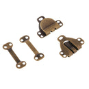 30 Sets Bronze Metal Sew-On Hook and Eye Closures for Trousers Skirt Dress
