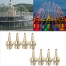 8Pcs Brass DN15 1/2" Fountain Nozzles Sprinkler Water Spray Head Straight UK