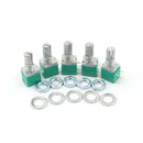 5Pcs 5Pin RV097NS Single Linked Potentiometer B10K for Audio/Amplifier   Z