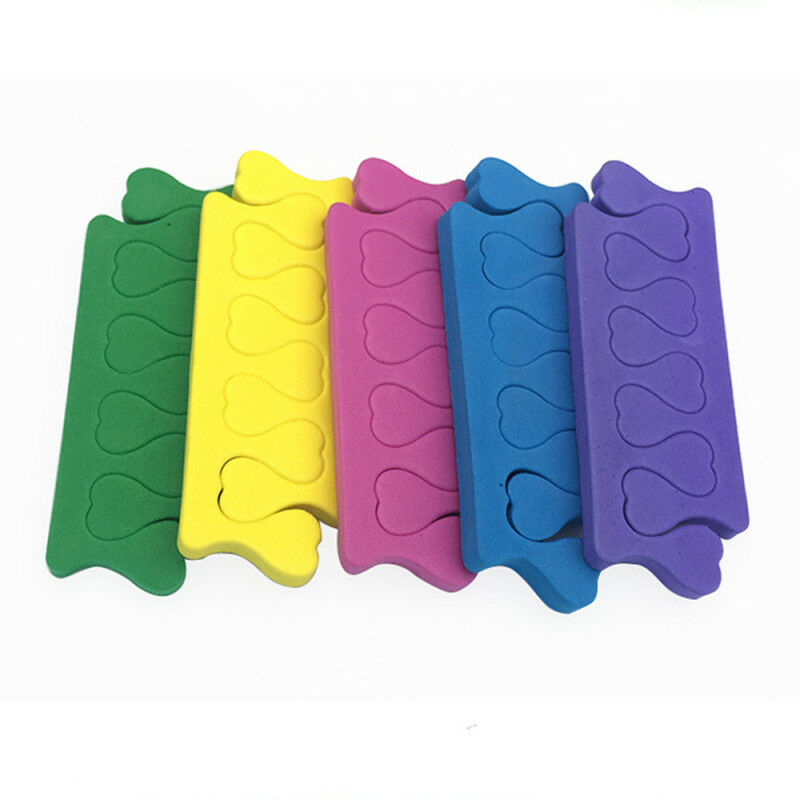 20x Sponge Foam Finger Toe Separator Nail Art Salon-Pedicure Manicure Tool NBG