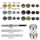 Button Sets Metal No Sewing Snap Button Press Stud Leather Craft Bag Coat C Z8U4