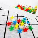 40pcs Push Pins Star Head Thumbtack Notice Board Map Tacks Office School Plastic