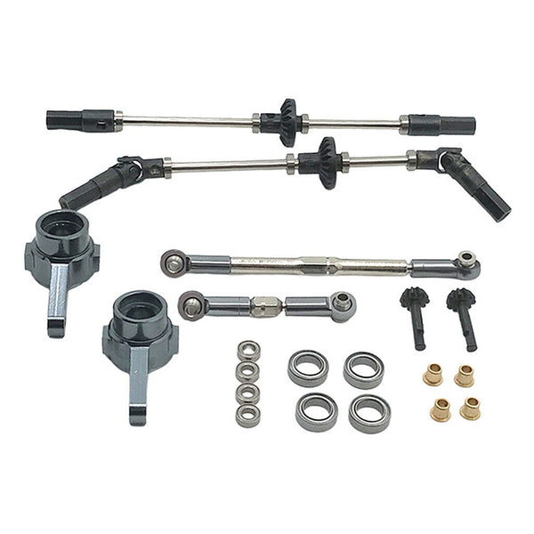Metal Universal Front Rear Bridge Axle, Steering Hub, Metal Bearing Accessories