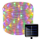 100 LEDs Solar String Light Waterproof Rope Tube Lights Outdoor Garden Tree