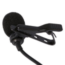Professional Tie-clip Lavalier Lapel USB Microphone Mic Black For Laptop