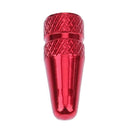 5pcs Bicycle Presta High Aluminium Pressure Valve Caps Dust Covers (Red)