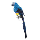 4 Pieces Realistic Feathered Parrot Birds Statue Indoor Outdoor Garden Art