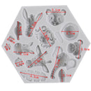 Forest animal mould silicone molds woodland animals cake decorative mold tJC3C