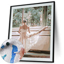 Painting By Numbers Kit DIY Practice Ballet Canvas Oil Art Picture Home Dec A